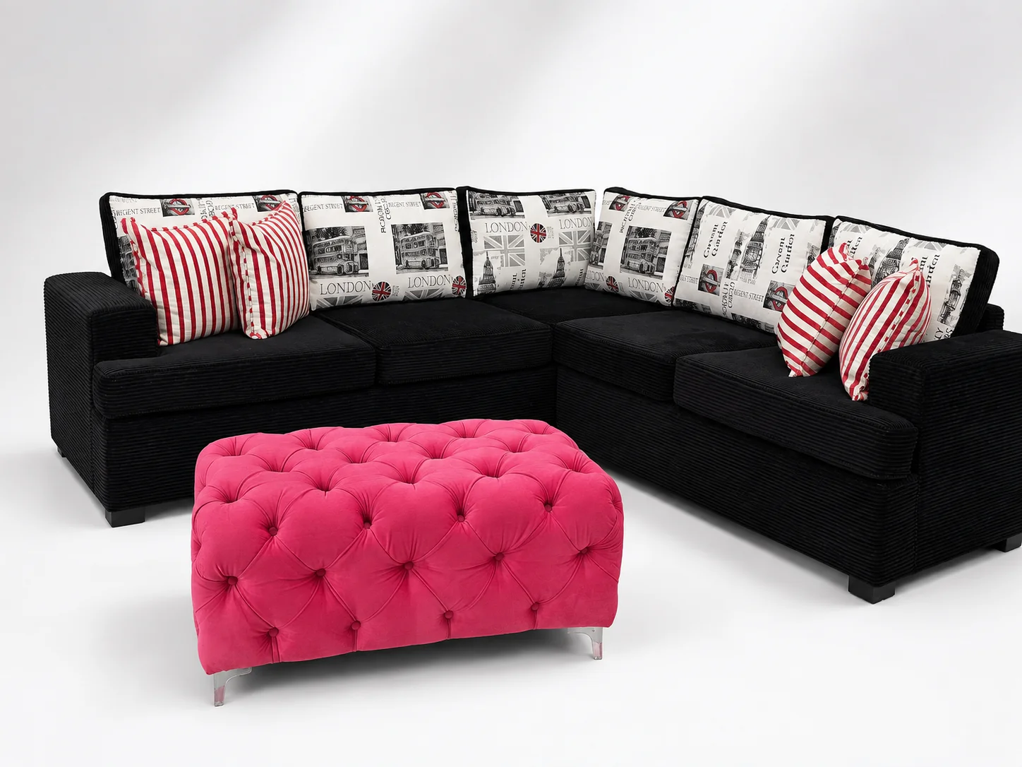 Giovanni Corner Sofa in a contemporary living room